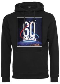 Mister Tee, Herren Hoody 'NASA 60th Anniversary', Blau / Schwarz / Wei&szlig;
