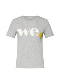 Opus, Damen T-Shirt, Graumeliert / Weiß