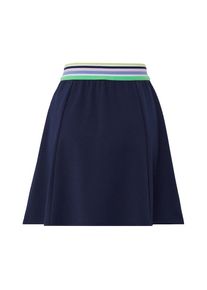 Tom Tailor Denim, Damen Rock, Dunkelblau / Gelb / Limette / Rosa
