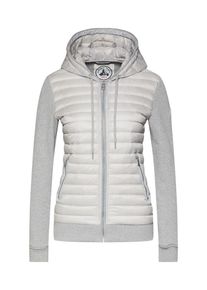 JOTT, Damen Jacke 'Candy Bi fabric jacket Jersey with hood', Hellgrau