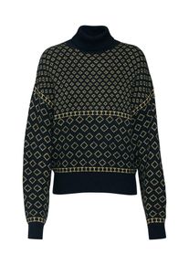 EDITED, Damen Pullover 'Orana', Gelb / Schwarz