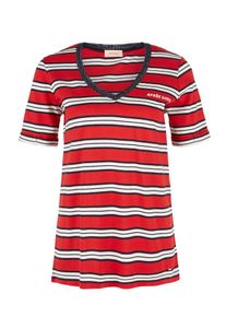 TRIANGLE, Damen Shirt, Navy / Rot / Wei&szlig;