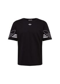 adidas originals, Herren Shirts 'OUTLINE TEE', Schwarz / Wei&szlig;