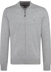 Tommy Hilfiger, Herren Strickjacke, Graumeliert