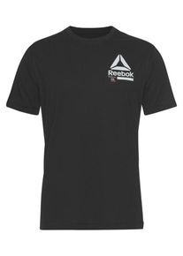 Reebok, Herren Funktionsshirt 'Speedwik Move', Schwarz / Weiß