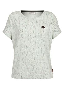 Naketano, Damen Shortsleeve 'Ada Shelby', Navy / Mint / Rot