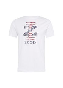 IZOD, Herren Shirt 'IZ GRAPHIC TEE', Mischfarben / Weiß
