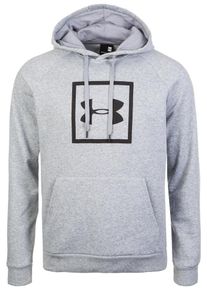 Under Armour, Herren Hoody 'Rival', Graumeliert / Schwarz