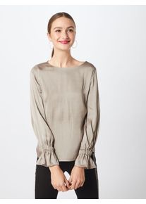 Banana Republic, Damen Bluse 'LS RUCHED CUFF TOP SOLIDS', Taupe
