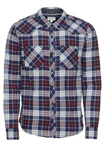 Q/S Designed By, Herren Hemd 'Karohemd', Blau / Rot
