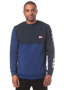DC Shoes, Herren Sweatshirt 'Clewiston Crew ', Blau / Dunkelblau