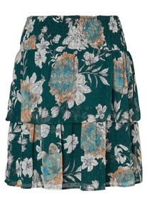 Véro Moda VERO MODA, Damen Minirock, Türkis / Dunkelgrün / Altrosa