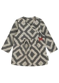 Noppies, Mädchen Kleid 'Vedat', Dunkelgrau / Eierschale