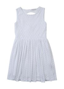 name it, Mädchen Kleid 'NKFDORIT SL DRESS', Weiß