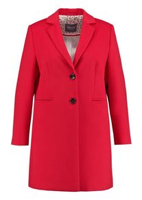 SAMOON, Damen Mantel, Taupe / Cranberry