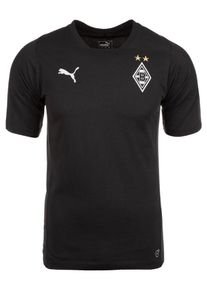 Puma, Herren 'Borussia Mönchengladbach Casuals' T-Shirt, Schwarz
