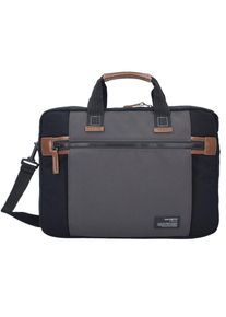 Samsonite, Herren Sideways Laptoptasche 41 cm, Braun / Dunkelgrau / Schwarz