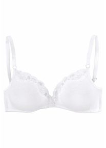 Petite Fleur, Damen BH, Apricot / Weiß