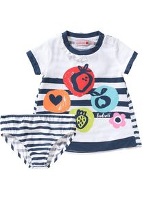 Boboli BÒBOLI, Mädchen Kleid, Navy / Mischfarben / Weiß