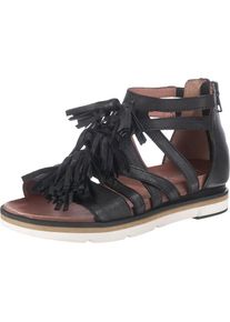 Mjus, Damen Ina Riemchensandalen, Schwarz