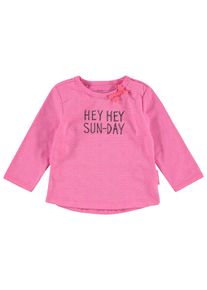 Noppies, M&auml;dchen Langarmshirt ' Kinta ', Beige / Pink / Schwarz