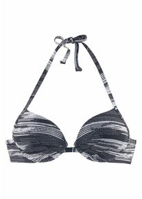 Sunseeker, Damen Push-up-Top 'Physical', Schwarz / Weiß