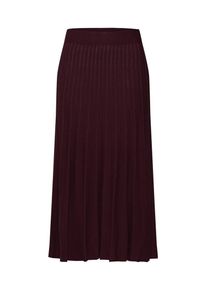 mint&berry Mint&berry, Damen Rock 'Pleated Skirt', Weinrot