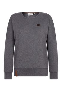 Naketano, Damen Sweatshirt '2 Stunden Sikis Sport', Dunkelgrau