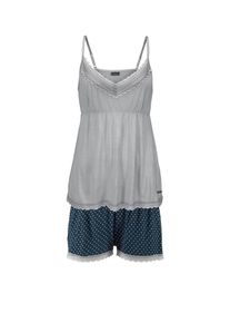 Lascana, Damen Shorty, Saphir / Taubenblau / Silbergrau