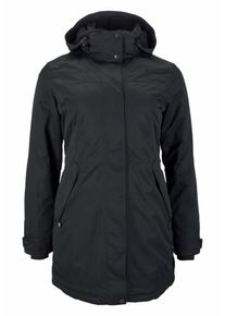 Maier Sports, Damen Wintermantel, Schwarz