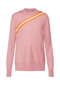 Calvin Klein, Damen Pullover 'YOKE STRIPE', Orange / Rosa
