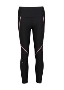 Under Armour, Damen Sporthose 'Ankle Crop Edgelit', Helllila / Schwarz