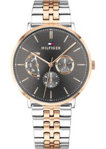 Tommy Hilfiger, Herren Uhr 'Dressed Up, 1710372', Gold / Silber