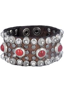 Campomaggi, Damen Armband, Braun / Silber