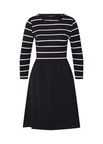 Only, Damen Kleid 'AMBER', Schwarz / Weiß