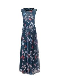 MAX & Co. MAX&Co., Damen Langes Kleid 'PORTANTE', Dunkelblau / Mischfarben