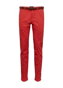 Scotch & Soda SCOTCH & SODA, Herren Hose 'Stuart in peached twill with belt', Rot