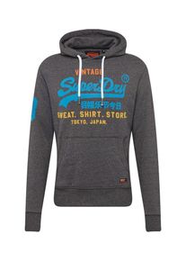 Superdry, Herren Sweatshirt 'Store', Blau / Dunkelgrau