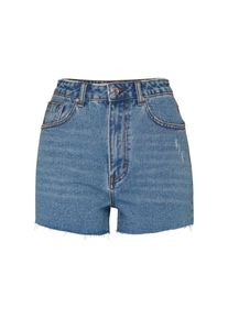 EDITED, Damen Shorts 'Thoe', Blau / Silber