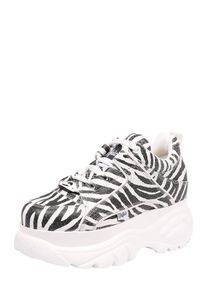 Buffalo London, Damen Sneaker '1339-14 2.0', Schwarz / Wei&szlig;