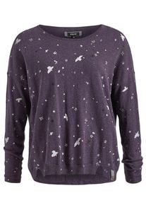 Khujo, Damen Pullover 'AILIN', Lila / Dunkellila