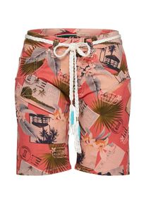 PLEASE, Damen Shorts, Koralle