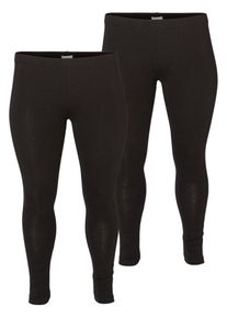 JUNAROSE, Damen Leggings, Schwarz