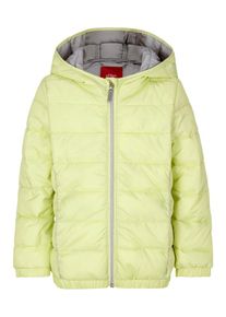 s.Oliver Junior, Mädchen Steppjacke, Pastellgelb / Grau