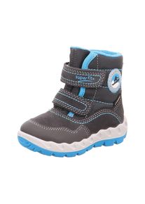 Superfit, Winterstiefel 'ICEBIRD', Neonblau / Grau / Dunkelgrau / Wei&szlig;