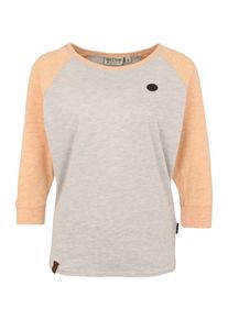 Naketano, Damen Shirt, Grau / Hellorange