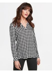 Gerry Weber, Damen Bluse, Schwarz / Weiß