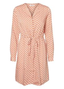 Pieces, Damen Kleid, Altrosa / Hellrot