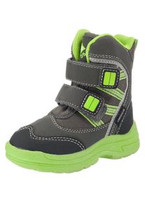 EB Kids, Winterstiefel 'Fynn V', Basaltgrau / Greige / Grey Denim / Neongr&uuml;n / Hellgr&uuml;n