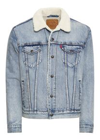 Levi's LEVI'S, Herren Jeansjacke 'TYPE 3 SHERPA TRUCKER', Grey Denim